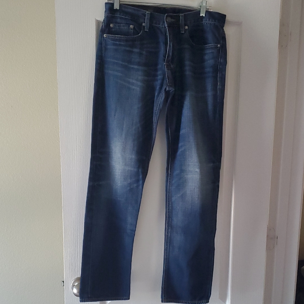 Armani Exchange Dark Blue Straight Jeans Mens SZ 30S